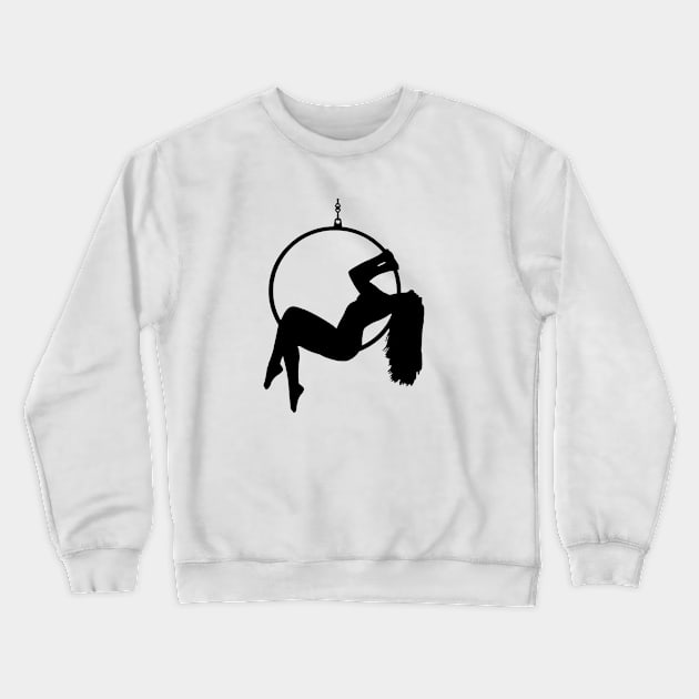 Aerial hoop Crewneck Sweatshirt by RosaliArt